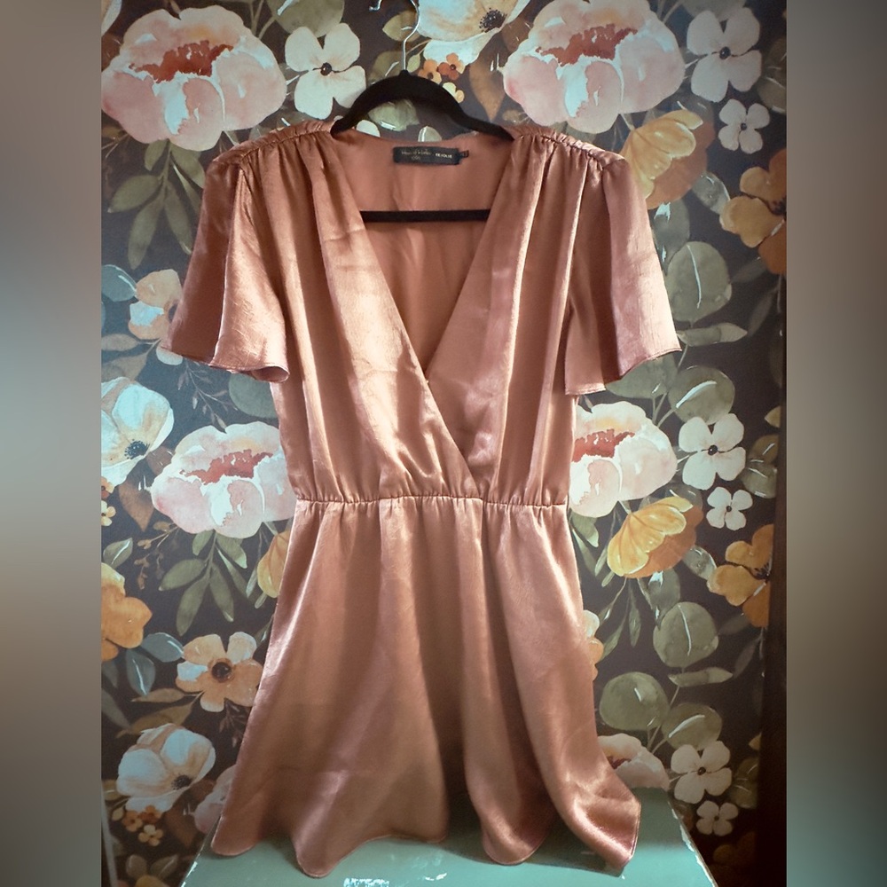 House of Harlow x Revolve mini dress with structured shoulder pads